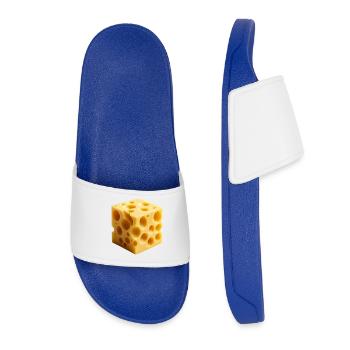 Costume de fromage - Claquettes Femme - bleu roi - Devant