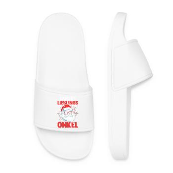 Santa Claus Uncle Claus Christmas - Women’s Pool Sliders - white - Front