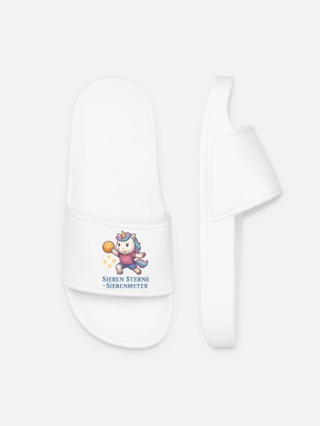 Unicorn Handball Seven Stars Seven Meters - Women’s Pool Sliders - white