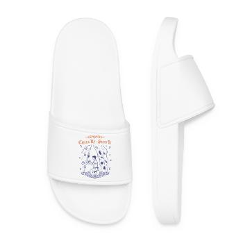 Chalk Up Send It Climbing Rock Adventure - Women’s Pool Sliders - white - Front
