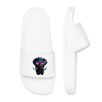 Mammouth Mammouth Laineux Âge glaciaire Mammouths Mammouth Doux - Claquettes Femme - blanc - Devant