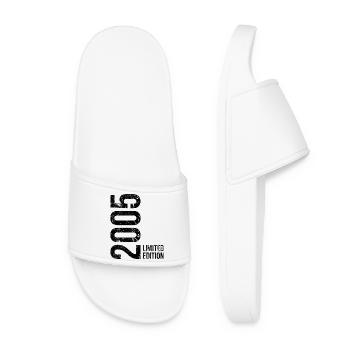 21e anniversaire – année de naissance 2005 - Claquettes Femme - blanc - Devant