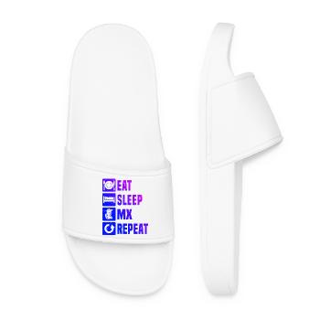 Motocross motif with recognition value - Women’s Pool Sliders - white - Front