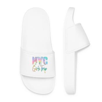 NYC Girls Trip - Women’s Pool Sliders - white - Front