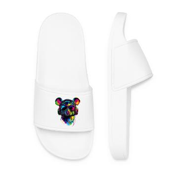 Rats Souris mignonnes Souris Souris naines Souris - Claquettes Femme - blanc - Devant
