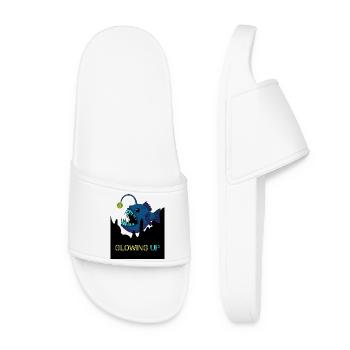 Glowing Up 8th Birthday Frogfish - Women’s Pool Sliders - white - Front