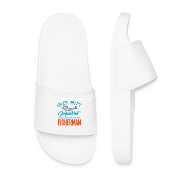 Fishing Angler Fish Fisherman Sayings Petri Heil - Women’s Pool Sliders - white - Front