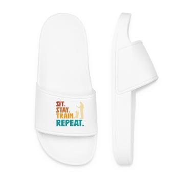 Dog trainer - Women’s Pool Sliders - white - Front