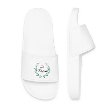 La Future Mariée EVJF - Claquettes Femme - blanc - Devant