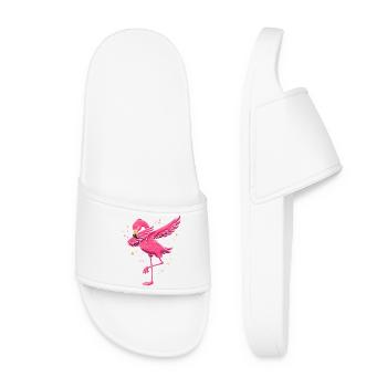 Flamingo Bright Pink - Women’s Pool Sliders - white - Front