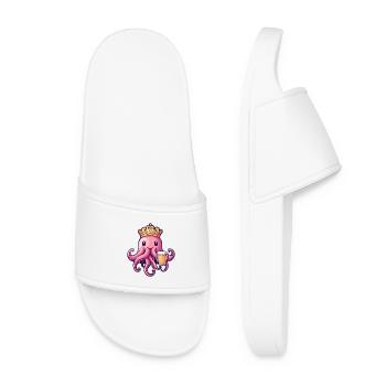 Roi de la Bière Méduse - Claquettes Femme - blanc - Devant
