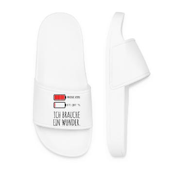 Prices 100% My Account 1% - Women’s Pool Sliders - white - Front