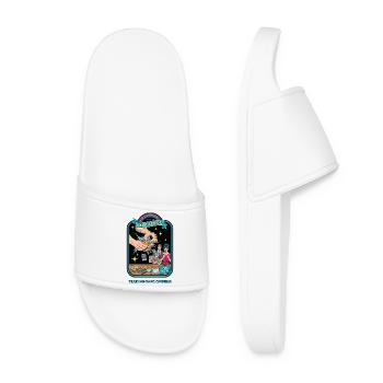 Card Addict Pack Master Trading Card Opening Card - Women’s Pool Sliders - white - Front