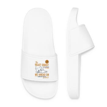 The Yeast Coast We Knead Em Sourdough - Women’s Pool Sliders - white - Front