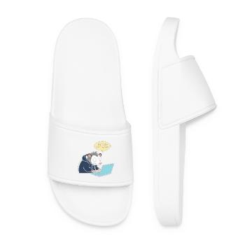 Rat sur l’ordinateur portable : Que dois-je faire ? - Claquettes Femme - blanc - Devant