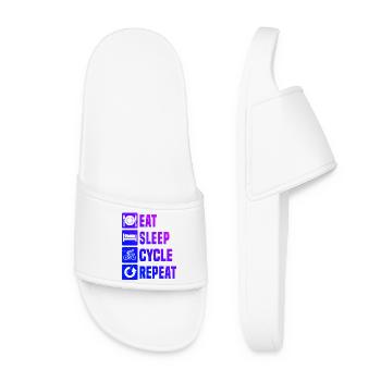 Gift idea for a road bike with road bike - Women’s Pool Sliders - white - Front