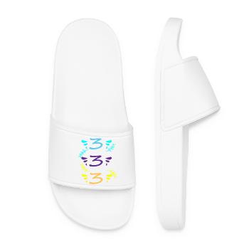 three or Three hundred and thirty-three - Women’s Pool Sliders - white - Front
