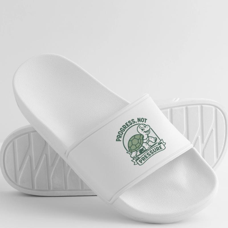 Progrès au lieu de pression | Pleine conscience & Concentration Claquettes Femme