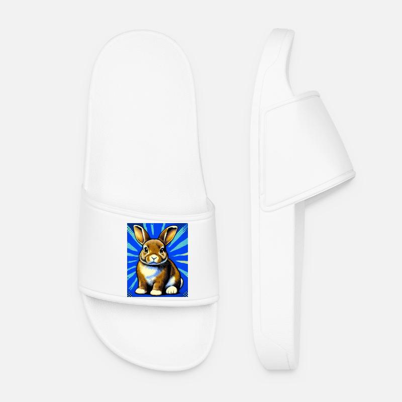 rabbit - Women’s Pool Sliders - white