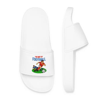 The Art of Football: Dribbling - Women’s Pool Sliders - white - Front