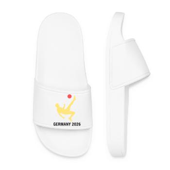 Footballer 2026 Germany Fan - Women’s Pool Sliders - white - Front