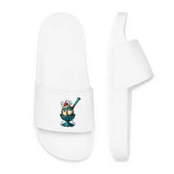 Baseball Sundae Treat - Women’s Pool Sliders - white - Front