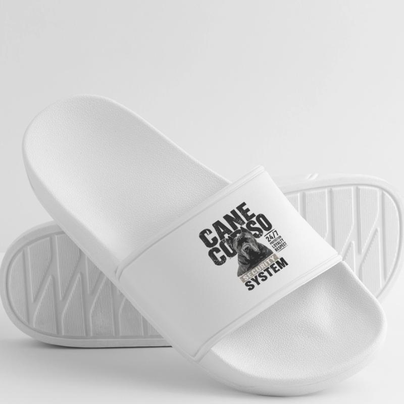 Cane Corso Security System 24 7 Protection Women’s Pool Sliders