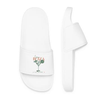 Espagne Vacances Ibiza plage Voyage entre filles Voyage entre filles - Claquettes Femme - blanc - Devant
