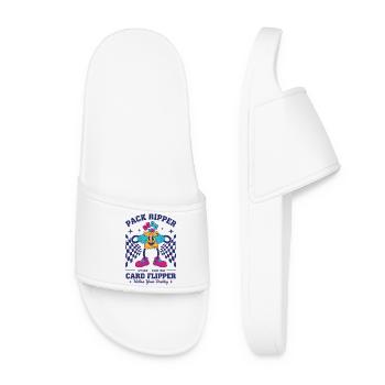 Pack Ripper Card Flipper Unbox Your Destiny - Women’s Pool Sliders - white - Front