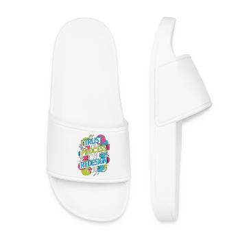 UX/UI Designer Trust The Process Then App Design - Women’s Pool Sliders - white - Front