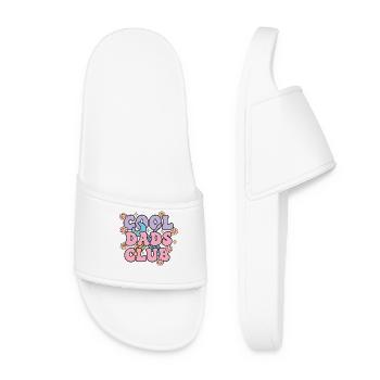 Révélation du sexe Club des papas cool Annonce du bébé Papa - Claquettes Femme - blanc - Devant