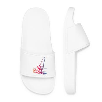 Vintage Windsurfen - Frauen Badelatschen - Weiß - Vorne