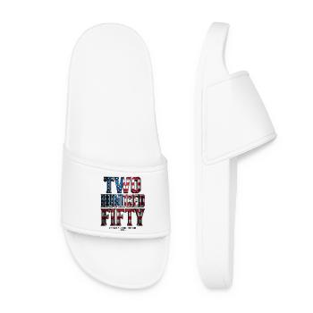 Two Hundred Fifty Years Milestone America - Women’s Pool Sliders - white - Front