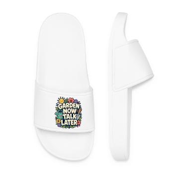 GARDEN NOW TALK LATER Nap - Women’s Pool Sliders - white - Front