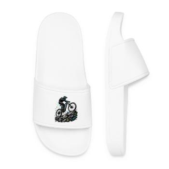 MTB Rocks Trials Biker Blitz Downhill Enduro Rock - Women’s Pool Sliders - white - Front