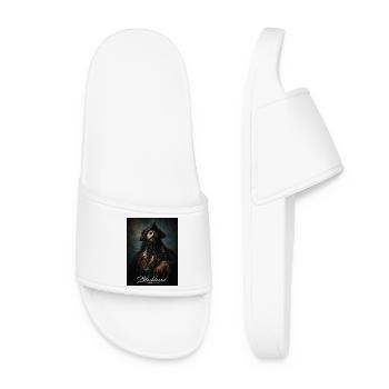 Capitaine Barbe Noire Look de pirate - Claquettes Femme - blanc - Devant
