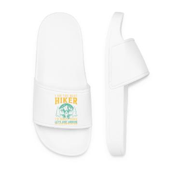 Expressions drôles de randonnée Mountain Lover Mountain Ranker - Claquettes Femme - blanc - Devant