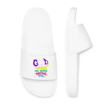 Good_hosszu - Women’s Pool Sliders - white - Front