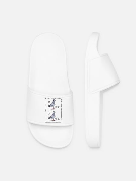 AU CAFÉ / HORS CAFÉ - Taube - Claquettes Femme - blanc