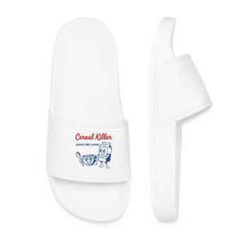 Breakfast Cereal Killer Breakfasts Worst Nightmare - Women’s Pool Sliders - white - Front