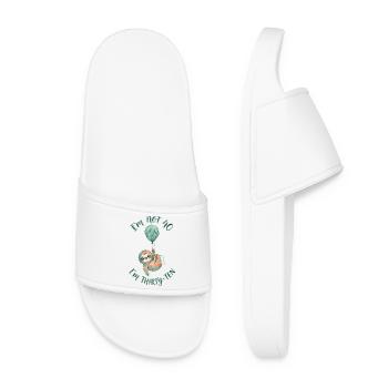 I'm not 40, it's my 30th birthday - Women’s Pool Sliders - white - Front