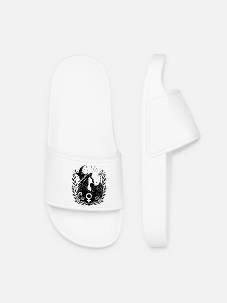 Untamed - Women’s Pool Sliders - white
