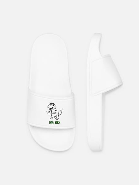 Connaisseurs de thé Tea-Rex - Claquettes Femme - blanc