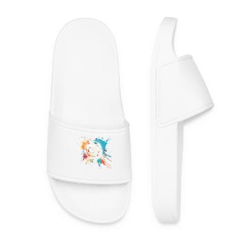 Football Graffiti - Women’s Pool Sliders - white - Front