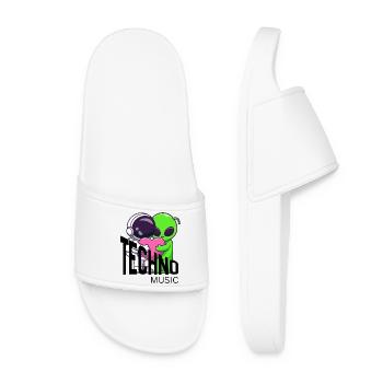 Cosmic Friends Heart Hug - Women’s Pool Sliders - white - Front