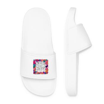 This is my crochet outfit - Women’s Pool Sliders - white - Front