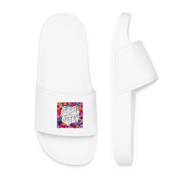 This Is My Crochet Outfit - Women’s Pool Sliders - white - Front