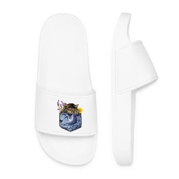 kitten pocket - Women’s Pool Sliders - white - Front