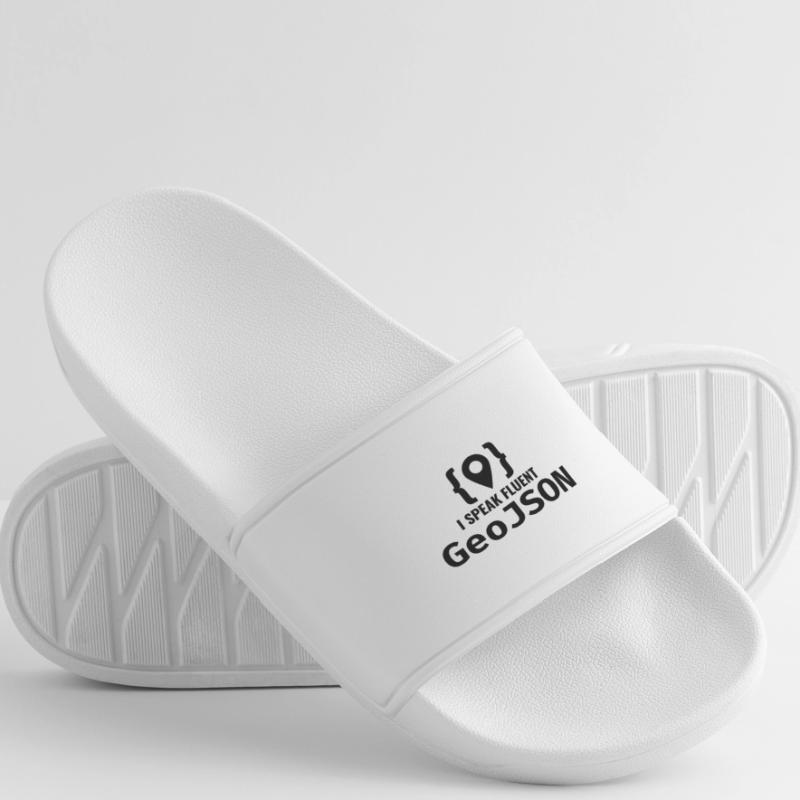 GeoJSON Developer Coder Programmer GIS Mapping Women’s Pool Sliders