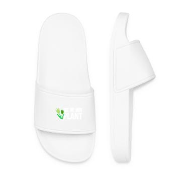 Just One More Plant Funny Gardening Obsession - Women’s Pool Sliders - white - Front